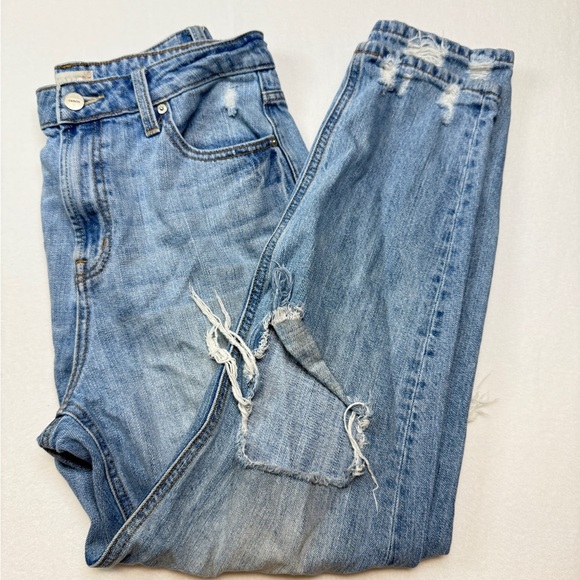 Altar'd State Size 29 Boyfriend Jeans with Distressed Details - Picture 1 of 5